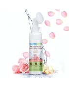 MamaEarth Micellar Water Foaming Makeup Remover With Rose Water & Glycolic Acid, 150ml For Cleaning Makeup